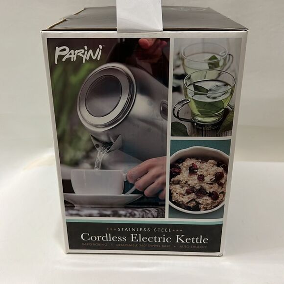 Cordless Electric Kettle Stainless Steel Auto Shut Off Rapid Boiling New - Picture 4 of 6